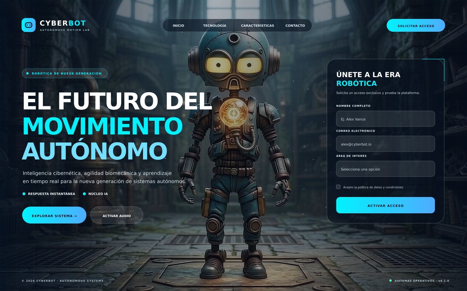CYBERBOT Motion Hero