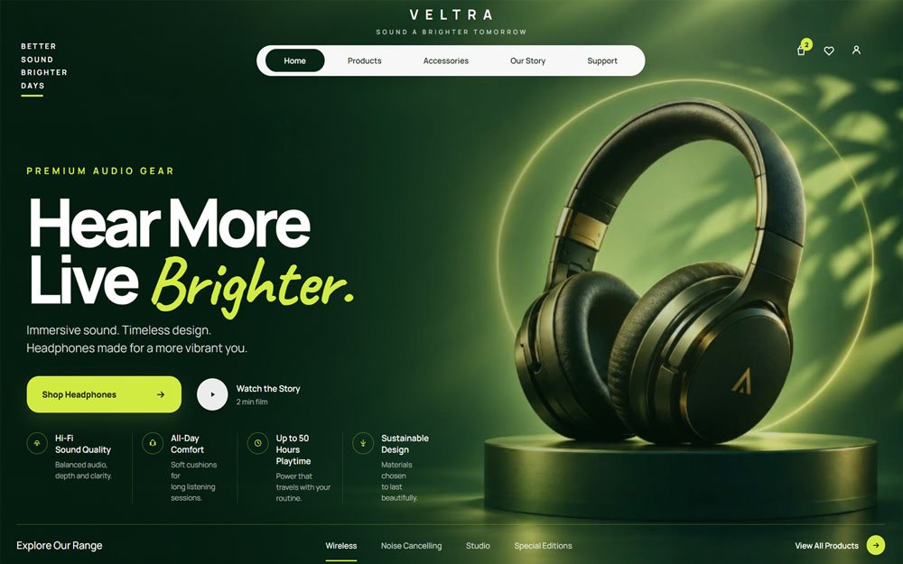 VELTRA Audio Hero