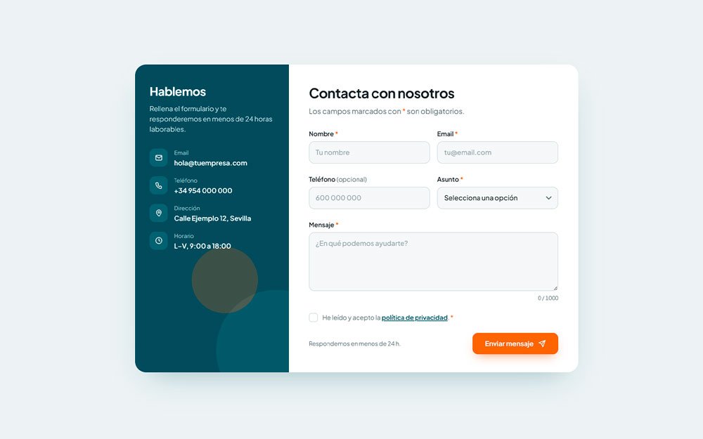NEXO Contact Form